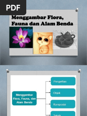 Contoh Sketsa Gambar  Flora Fauna Dan Alam  Benda  Bagikan 