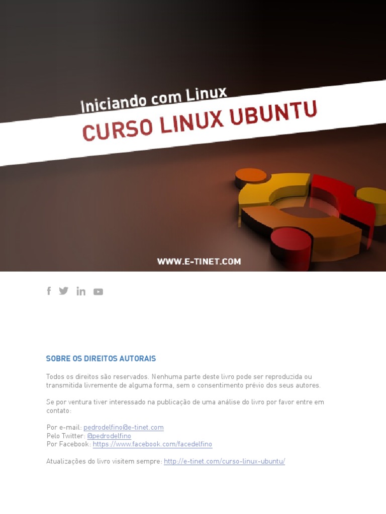 Ebook Curso Linux Ubuntu V 1.1 | PDF | Linux | Distribuição Linux