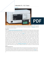 Belajar PLC Dengan Mitsubishi FX PLC Tra