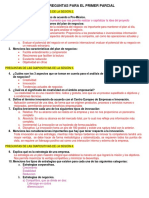 Guía preguntas parcial plan de negocios estrategia