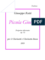 Op.52 Piccola Giostra Partitura