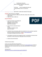 Chemistry Syllabus