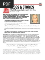 jeffrey epstein, billionaire pedophile, sex den - july 22 2010 - the daily beast - the unexplored bear stearns connection