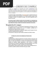 Definición de Orden de Compra