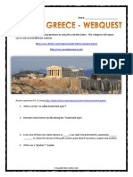 Ancientgreecewebquestwithkey 31 Questionson 2 Websites