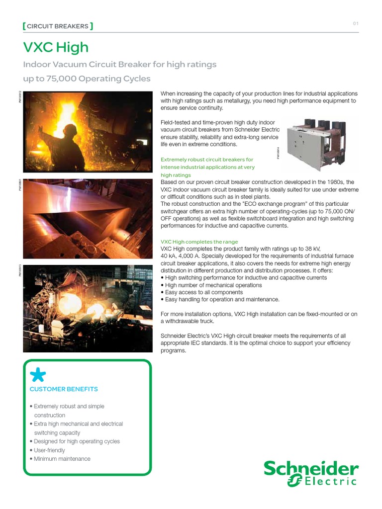 VB2 Medium Voltage VacuumCB | PDF | Switch | Physical Quantities