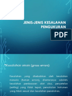 Jenis-Jenis Kesalahan Pengukuran