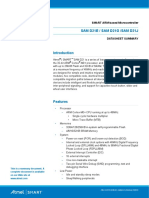 Atmel 42181 SAM D21 Datasheet Summary