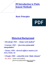 MECH4450 Introduction To Finite Element Methods: Basic Principles