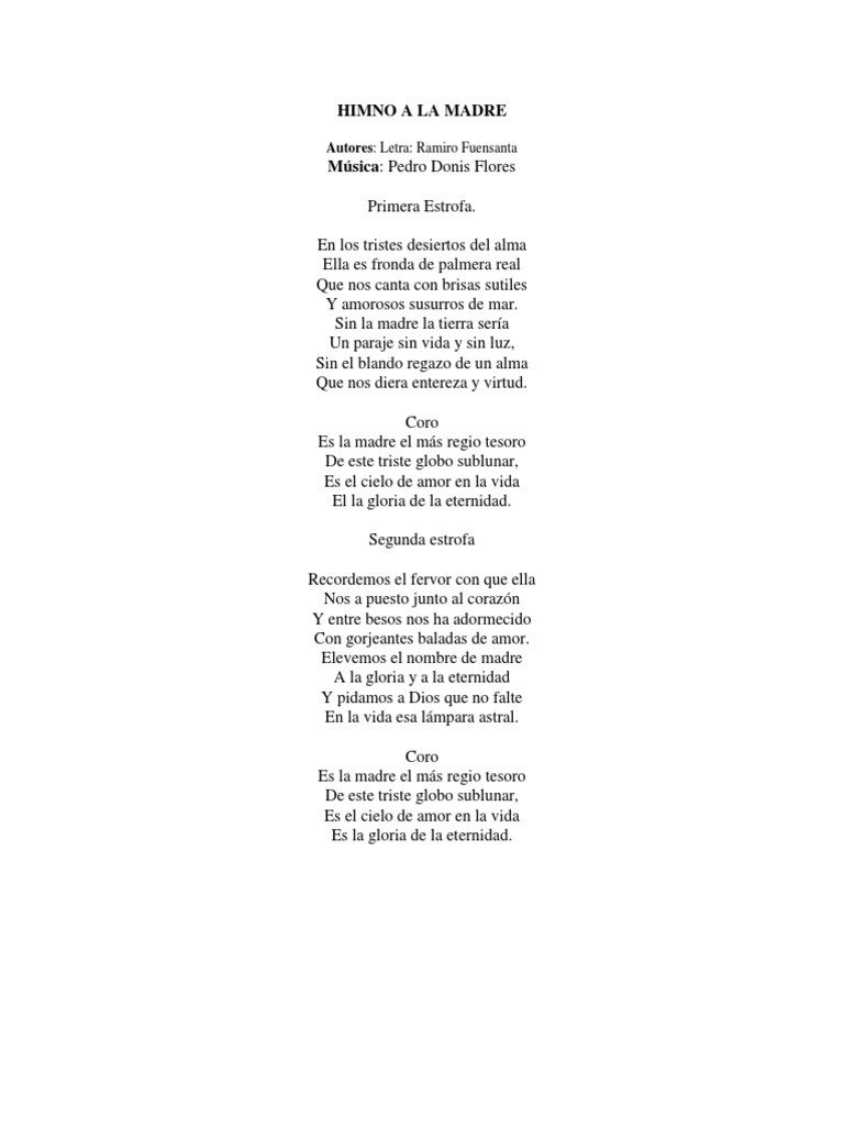 Himno a La Madre | Amor | Religión y creencia | Prueba gratuita de 30