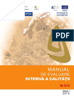 Manual de Evaluare Interna A Calitatii Educatiei PDF