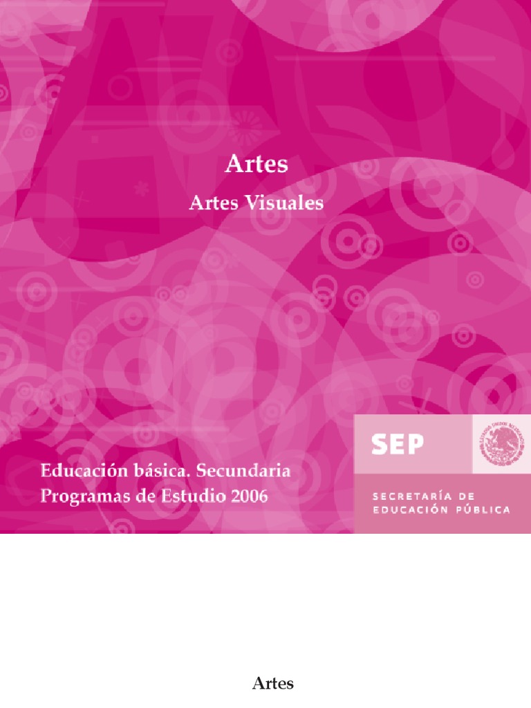 8 Programas Artes Artes Visuales Secundaria Pdf Cmara