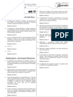 História - Caderno de Resoluções - Apostila Volume 3 - Pré-Universitário - hist1 aula13