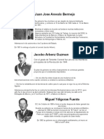 5 Presidentes de Guatemala