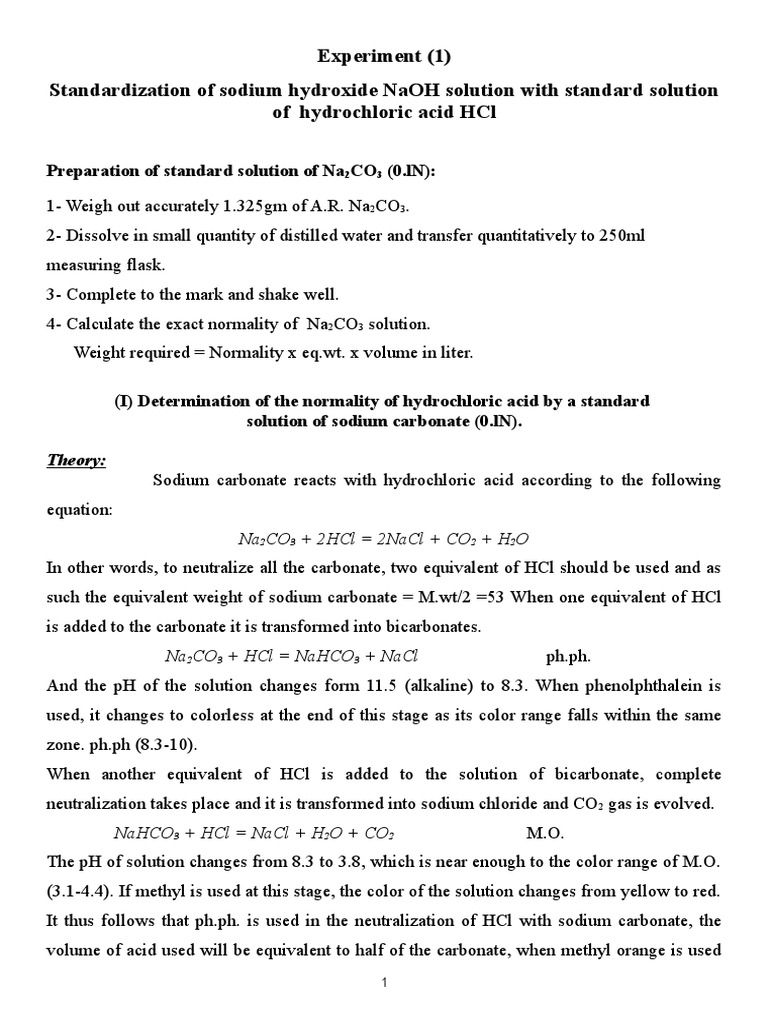 Titration | PDF | Sodium Hydroxide | Redox
