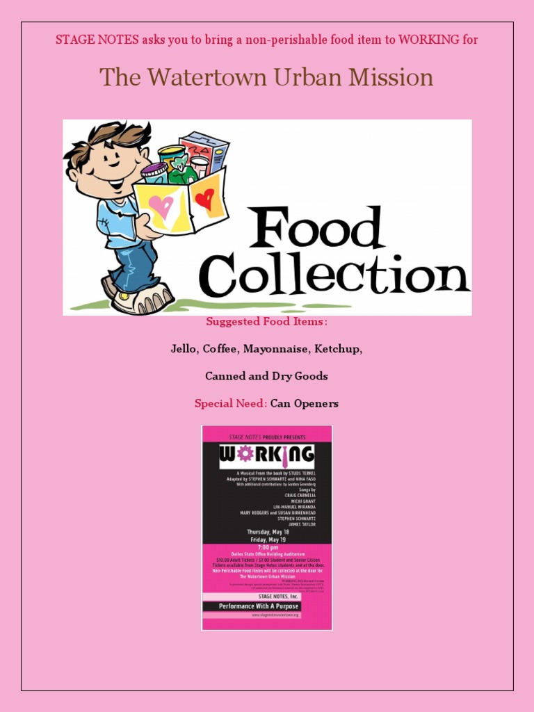 Support Watertown Food Drive | PDF