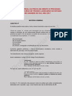 Análise Da Prova de Direito e Processo Penal Do Concurso de Técnico Judiciário Do Estado Do Rio Grande Do Sul Ano 2017