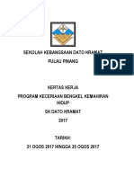 Kertas Kerja Keceriaan Bengkel Kemahiran Hidup