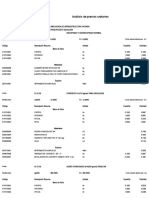 Analisis de Costos Unitarios Escalera