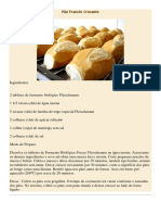 Pão Francês Crocante