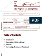 Filter Powder Regimes and Dosing Rates