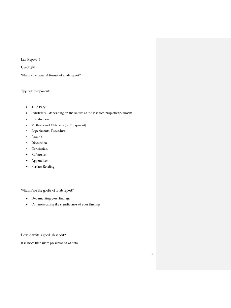 Lab Report Introduction Guidelines | PDF | Experiment | Theory