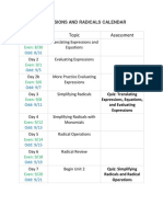 Unit 1 Calendar