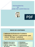 Instrumentos de Evaluacion Por Competencias