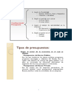 Tipos de Presupuestos