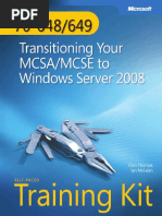 Microsoft - Press.transitioning - your.MCSA - Mcse.to - windows.server.2008.Mar.2009.eBook LiB