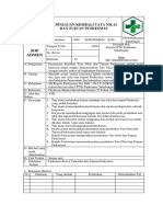 2.3.6.3 SOP Peninjauan Kembali Tata Nilai Dan Tujuan Puskesmas