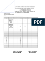 Acta de Entrega Carpetas 2015