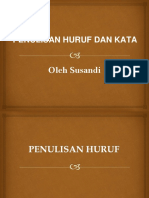 ATURAN Penulisan Huruf Dan Kata1