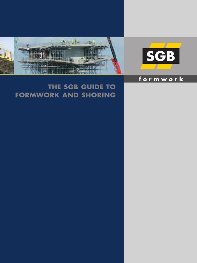 SGB Formwork Manual Scaffolding Bending