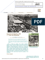 1. Ferrovias Para o Planalto _ 1968 - A Chegada Do Primeiro Trem a Brasilia