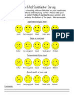 patient satisfaction survey e s