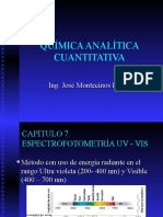 QUÍMICA ANALÍTICA CUANTITATIVA CAP7 Uv Vis