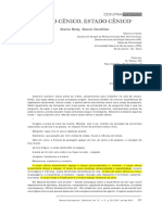 Corpo cênico e estado cênico: reflexão sobre presença, atenção e fluxo