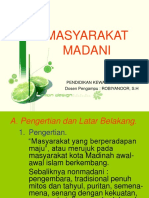 Bab Xi Masyrakat Madani