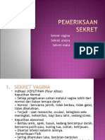 Sekret vagina untuk PAP smear