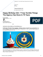 Happy Birthday CIA_ 7 Truly Terrible Things the Agency Has Done in 70 Years