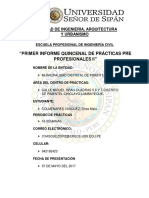 Primer Informe Quincenal