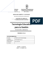 Tecno educativa (Trabajo a distancia)