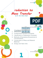 CH 1: Introduction To Mass Transfer Process