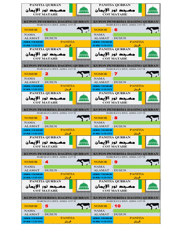 Kupon Qurban