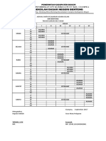 Jadwal Mata Pelajaran Agama Islam SDN Benteng