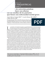 Estrategias de Entrevista para Establecer Una Alianza Con Las Familias de Paciantes Con Enfermedad Mental