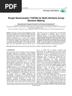 Rough Neutrosophic TOPSIS for Multi-Attribute Group Decision Making