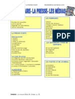 2 - Vocabulaire Et Activités La Presse PDF