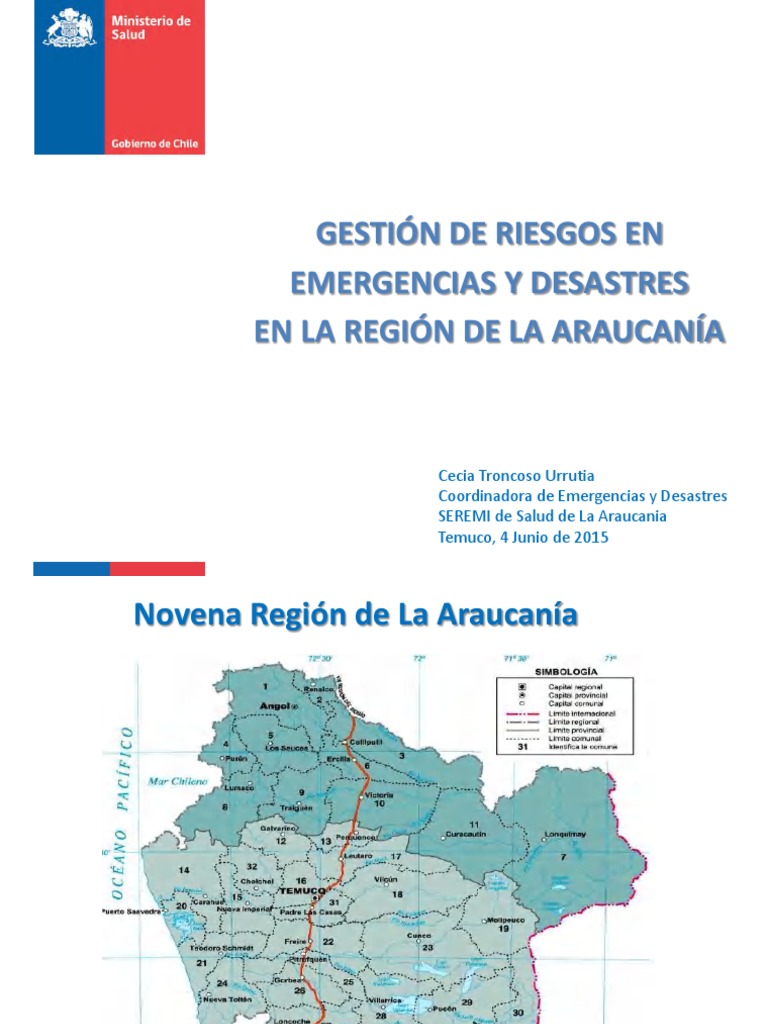 Gestion de Riesgos en Emergencias y Desastres C. Troncoso | PDF ...